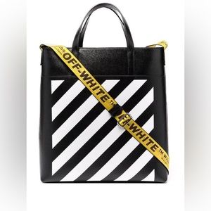 Off-White Diag-print Tote Bag
